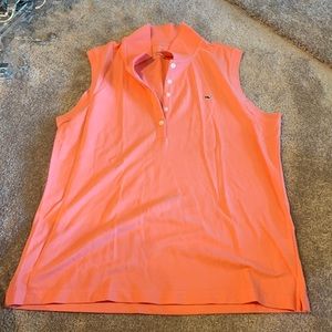 Vineyard vine sleeveless collared shirt